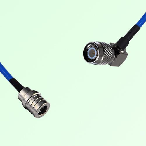 Semi-Flexible Jumper TNC Male Right Angle to QMA Male Semi-Flexible Jumper TNC Male Right Angle to QMA Male