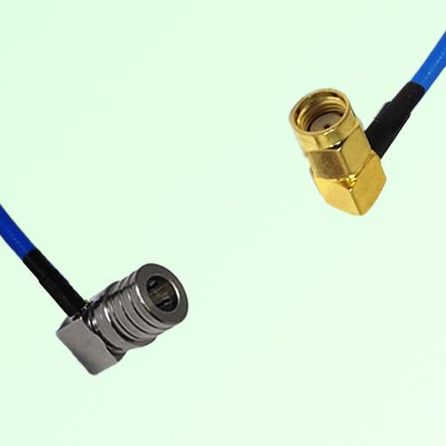 Semi-Flexible Jumper RP SMA Male Right Angle to QMA Male Right Angle Semi-Flexible Jumper RP SMA Male Right Angle to QMA Male Right Angle