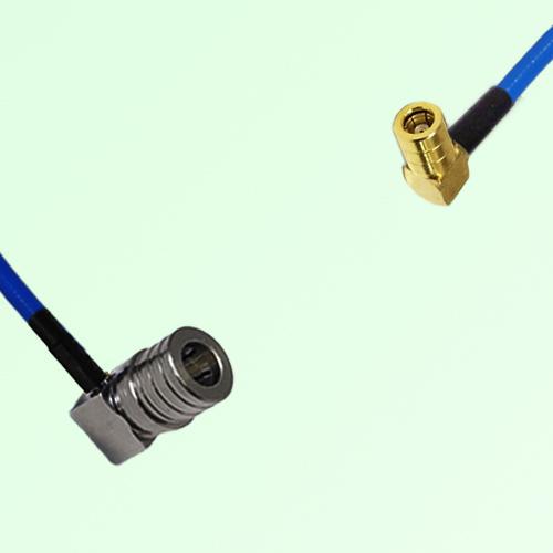 Semi-Flexible Jumper SMB Female Right Angle to QMA Male Right Angle Semi-Flexible Jumper SMB Female Right Angle to QMA Male Right Angle