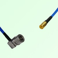 Semi-Flexible Jumper SMP Male to QMA Male Right Angle Semi-Flexible Jumper SMP Male to QMA Male Right Angle