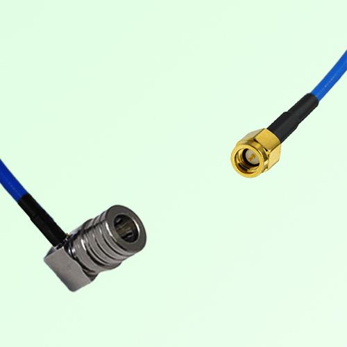 Semi-Flexible Jumper SSMA Male to QMA Male Right Angle Semi-Flexible Jumper SSMA Male to QMA Male Right Angle