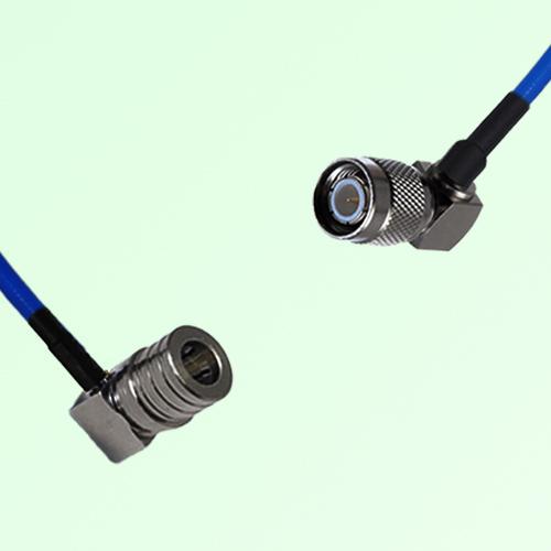 Semi-Flexible Jumper TNC Male Right Angle to QMA Male Right Angle Semi-Flexible Jumper TNC Male Right Angle to QMA Male Right Angle