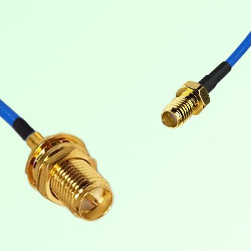 Semi-Flexible Jumper SSMA Female to RP SMA Bulkhead Female