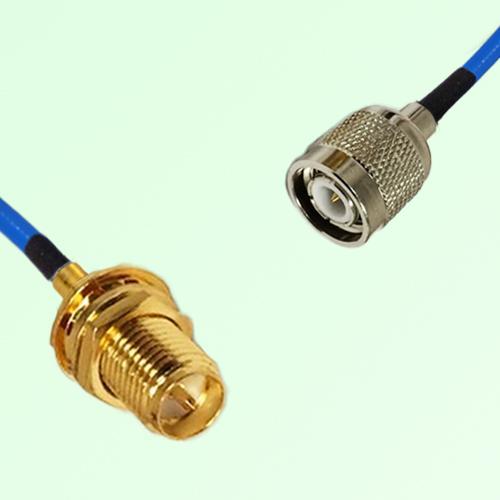 Semi-Flexible Jumper TNC Male to RP SMA Bulkhead Female