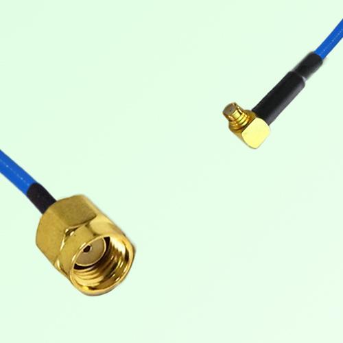 Semi-Flexible Jumper SMP Female Right Angle to RP SMA Male Semi-Flexible Jumper SMP Female Right Angle to RP SMA Male