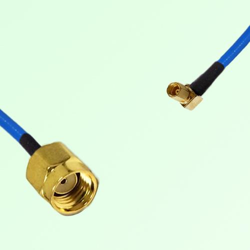 Semi-Flexible Jumper SSMC Female Right Angle to RP SMA Male Semi-Flexible Jumper SSMC Female Right Angle to RP SMA Male