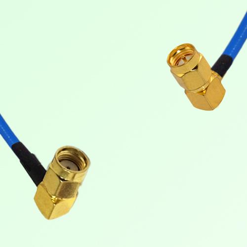Semi-Flexible Jumper SMA Male Right Angle to RP SMA Male Right Angle