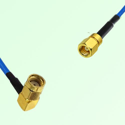 Semi-Flexible Jumper SMC Female to RP SMA Male Right Angle