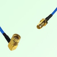 Semi-Flexible Jumper SSMA Female to RP SMA Male Right Angle Semi-Flexible Jumper SSMA Female to RP SMA Male Right Angle