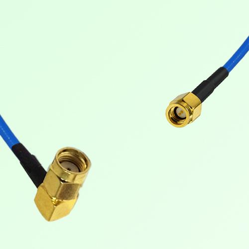 Semi-Flexible Jumper SSMA Male to RP SMA Male Right Angle Semi-Flexible Jumper SSMA Male to RP SMA Male Right Angle