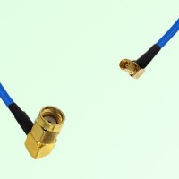 Semi-Flexible Jumper SSMC Female Right Angle to RP SMA Male Right Angle Semi-Flexible Jumper SSMC Female Right Angle to RP SMA Male Right Angle