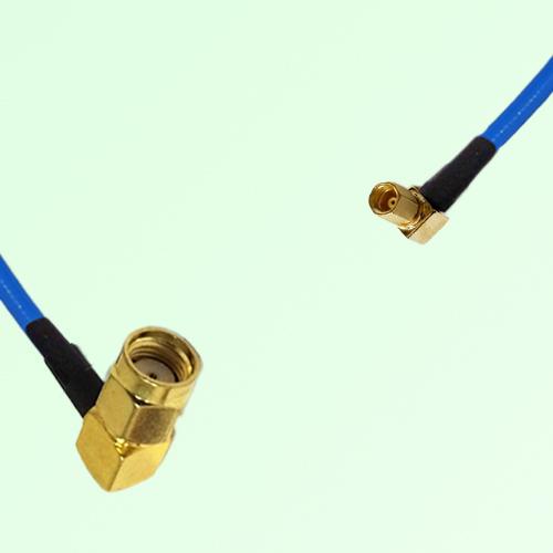 Semi-Flexible Jumper SSMC Female Right Angle to RP SMA Male Right Angle Semi-Flexible Jumper SSMC Female Right Angle to RP SMA Male Right Angle