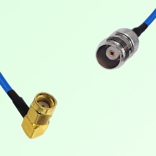 Semi-Flexible Jumper TNC Female to RP SMA Male Right Angle Semi-Flexible Jumper TNC Female to RP SMA Male Right Angle