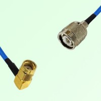 Semi-Flexible Jumper TNC Male to RP SMA Male Right Angle Semi-Flexible Jumper TNC Male to RP SMA Male Right Angle