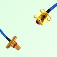 Semi-Flexible Jumper SBMA Male 2 Hole to SMA Female 4 Hole 12.7x12.7mm Semi-Flexible Jumper SBMA Male 2 Hole to SMA Female 4 Hole 12.7x12.7mm