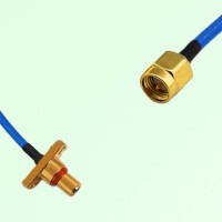 Semi-Flexible Jumper SBMA Male 2 Hole Flange Mount to SMA Male Semi-Flexible Jumper SBMA Male 2 Hole Flange Mount to SMA Male