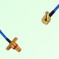 Semi-Flexible Jumper SBMA Male 2 Hole Flange Mount to SMB Male Right Angle Semi-Flexible Jumper SBMA Male 2 Hole Flange Mount to SMB Male Right Angle