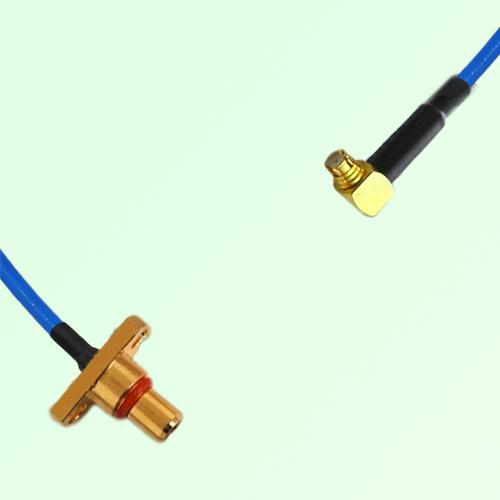Semi-Flexible Jumper SBMA Male 2 Hole Flange Mount to SMP Female Right Angle Semi-Flexible Jumper SBMA Male 2 Hole Flange Mount to SMP Female Right Angle