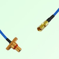 Semi-Flexible Jumper SBMA Male 2 Hole Flange Mount to SSMC Female Semi-Flexible Jumper SBMA Male 2 Hole Flange Mount to SSMC Female