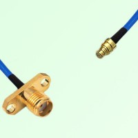 Semi-Flexible Jumper SMP Female to SMA Female 2 Hole Flange Mount Semi-Flexible Jumper SMP Female to SMA Female 2 Hole Flange Mount