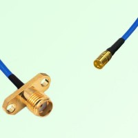 Semi-Flexible Jumper SMP Male to SMA Female 2 Hole Flange Mount Semi-Flexible Jumper SMP Male to SMA Female 2 Hole Flange Mount