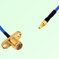 Semi-Flexible Jumper SSMC Male to SMA Female 2 Hole Flange Mount Semi-Flexible Jumper SSMC Male to SMA Female 2 Hole Flange Mount