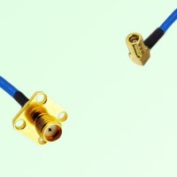 Semi-Flexible Jumper SMB Female Right Angle to SMA Female 4 Hole 12.7x12.7mm Semi-Flexible Jumper SMB Female Right Angle to SMA Female 4 Hole 12.7x12.7mm