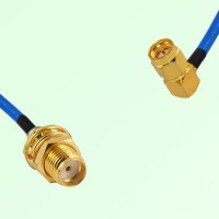 Semi-Flexible Jumper SMA Bulkhead Female to SMA Male Right Angle Semi-Flexible Jumper SMA Bulkhead Female to SMA Male Right Angle
