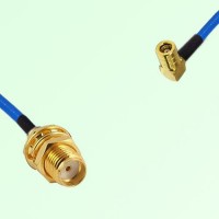Semi-Flexible Jumper SMB Female Right Angle to SMA Bulkhead Female Semi-Flexible Jumper SMB Female Right Angle to SMA Bulkhead Female