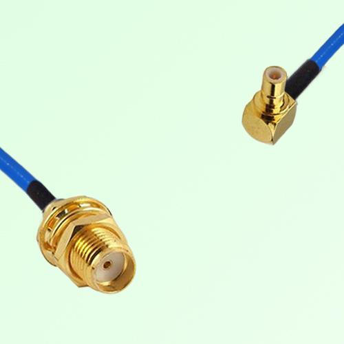 Semi-Flexible Jumper SMB Male Right Angle to SMA Bulkhead Female Semi-Flexible Jumper SMB Male Right Angle to SMA Bulkhead Female