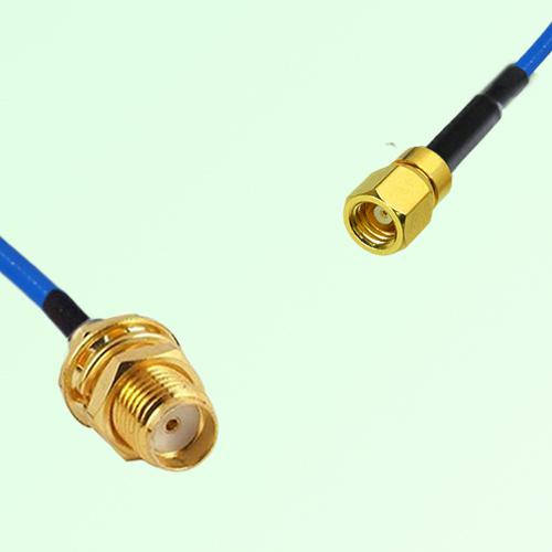 Semi-Flexible Jumper SMC Female to SMA Bulkhead Female Semi-Flexible Jumper SMC Female to SMA Bulkhead Female