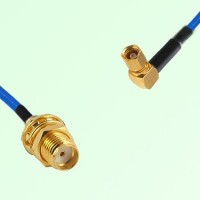 Semi-Flexible Jumper SMC Female Right Angle to SMA Bulkhead Female Semi-Flexible Jumper SMC Female Right Angle to SMA Bulkhead Female