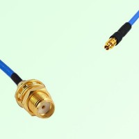 Semi-Flexible Jumper SMPM / SSMP Female to SMA Bulkhead Female Semi-Flexible Jumper SMPM / SSMP Female to SMA Bulkhead Female