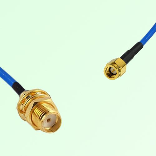 Semi-Flexible Jumper SSMA Male to SMA Bulkhead Female Semi-Flexible Jumper SSMA Male to SMA Bulkhead Female