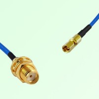 Semi-Flexible Jumper SSMC Female to SMA Bulkhead Female Semi-Flexible Jumper SSMC Female to SMA Bulkhead Female