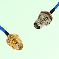 Semi-Flexible Jumper TNC Bulkhead Female with O-Ring to SMA Bulkhead Female Semi-Flexible Jumper TNC Bulkhead Female with O-Ring to SMA Bulkhead Female