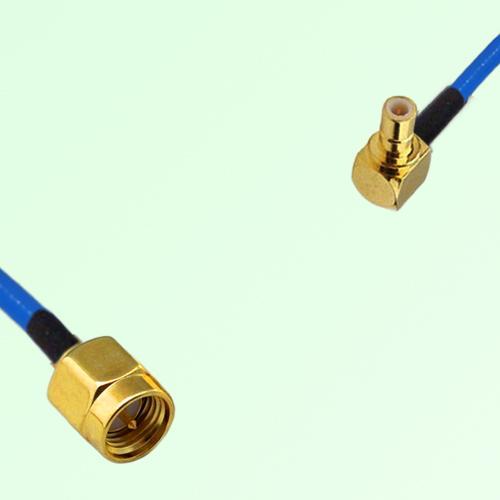 Semi-Flexible Jumper SMB Male Right Angle to SMA Male