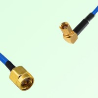 Semi-Flexible Jumper SMC Female Right Angle to SMA Male Semi-Flexible Jumper SMC Female Right Angle to SMA Male