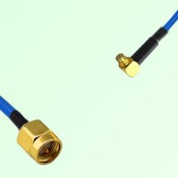 Semi-Flexible Jumper SMP Female Right Angle to SMA Male Semi-Flexible Jumper SMP Female Right Angle to SMA Male