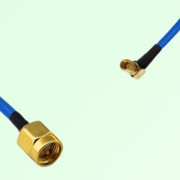 Semi-Flexible Jumper SSMC Female Right Angle to SMA Male Semi-Flexible Jumper SSMC Female Right Angle to SMA Male