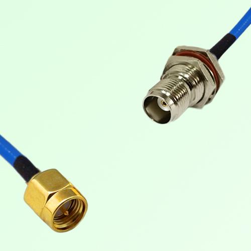 Semi-Flexible Jumper TNC Bulkhead Female with O-Ring to SMA Male Semi-Flexible Jumper TNC Bulkhead Female with O-Ring to SMA Male