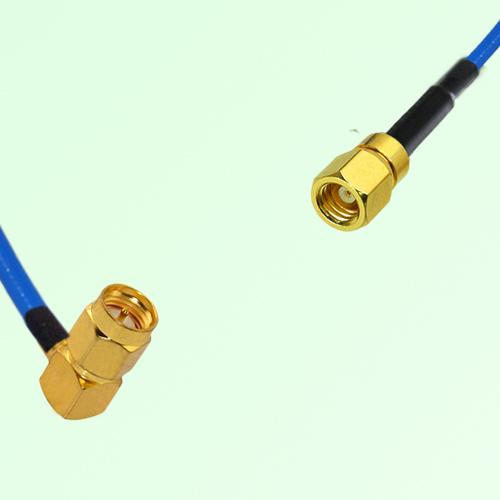 Semi-Flexible Jumper SMC Female to SMA Male Right Angle