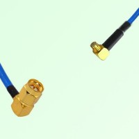 Semi-Flexible Jumper SMP Female Right Angle to SMA Male Right Angle