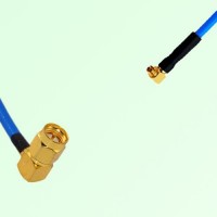 Semi-Flexible Jumper SMPM / SSMP Female Right Angle to SMA Male Right Angle Semi-Flexible Jumper SMPM / SSMP Female Right Angle to SMA Male Right Angle