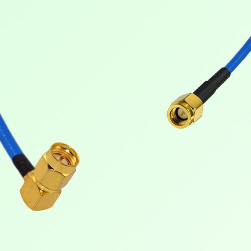 Semi-Flexible Jumper SSMA Male to SMA Male Right Angle