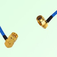 Semi-Flexible Jumper SSMA Male Right Angle to SMA Male Right Angle