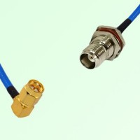 Semi-Flexible Jumper TNC Bulkhead Female with O-Ring to SMA Male Right Angle Semi-Flexible Jumper TNC Bulkhead Female with O-Ring to SMA Male Right Angle