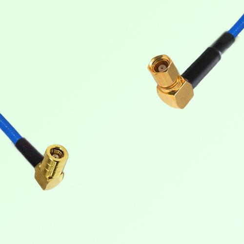 Semi-Flexible Jumper SMC Female Right Angle to SMB Female Right Angle