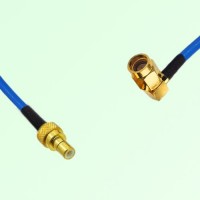 Semi-Flexible Jumper SSMA Male Right Angle to SMB Male Semi-Flexible Jumper SSMA Male Right Angle to SMB Male