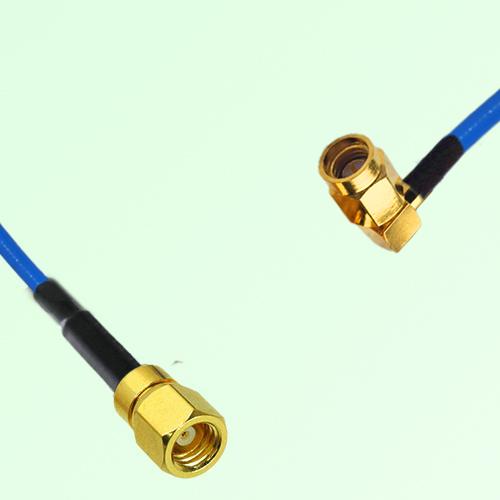 Semi-Flexible Jumper SSMA Male Right Angle to SMC Female